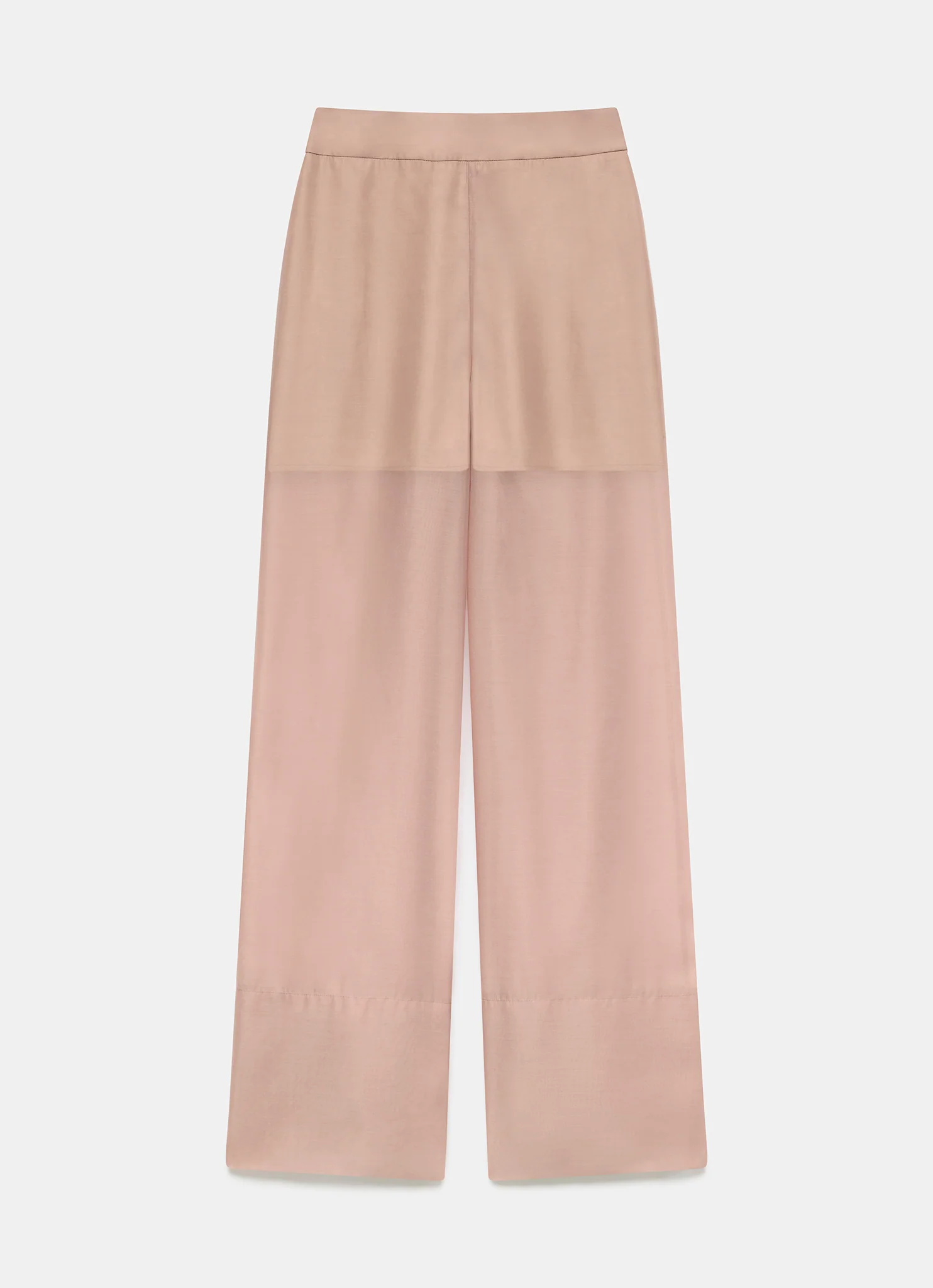 Pink Sheer Straight Trousers - Image 7