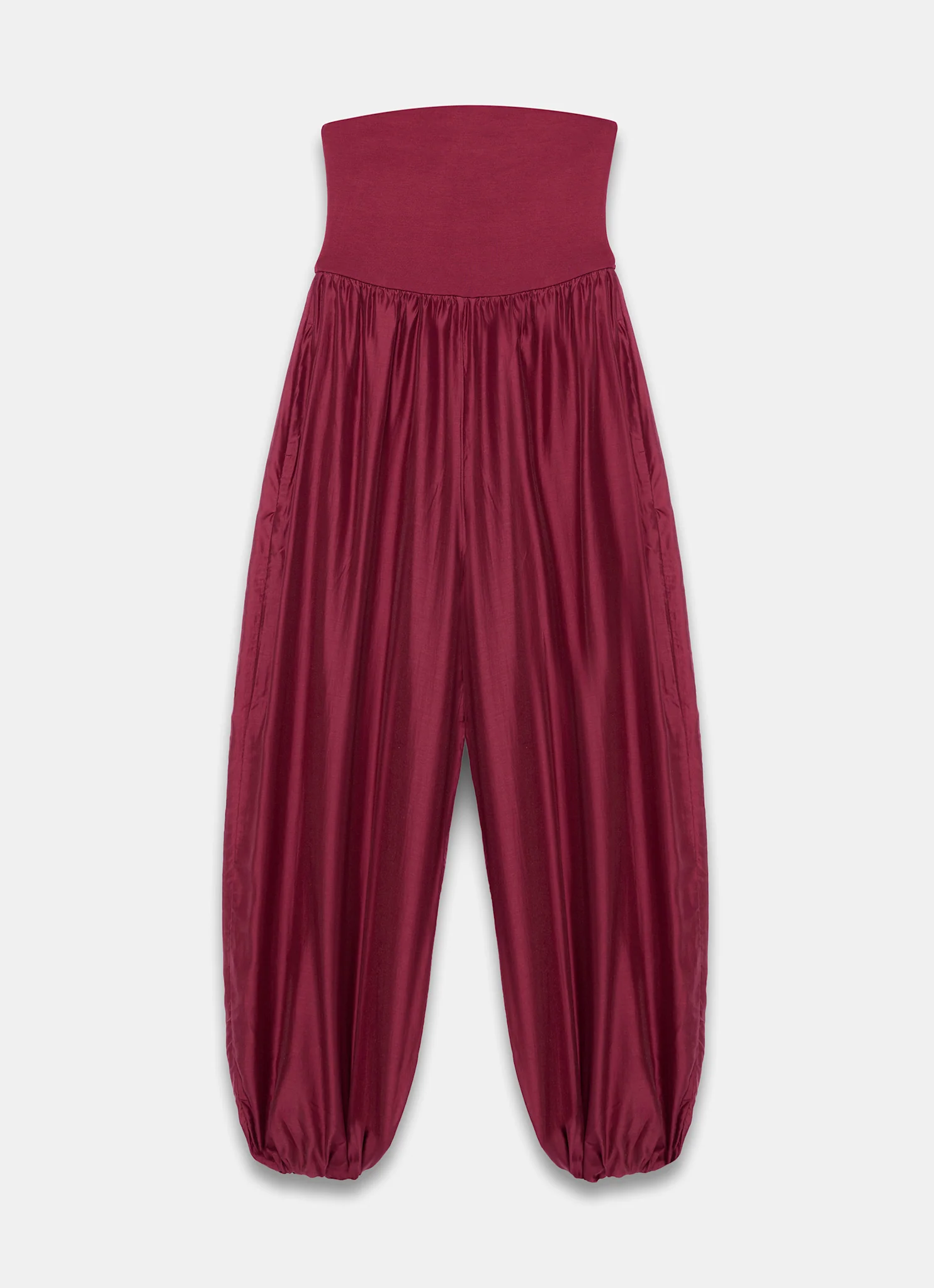 Red Bandeau Balloon Jumpsuit - Image 5