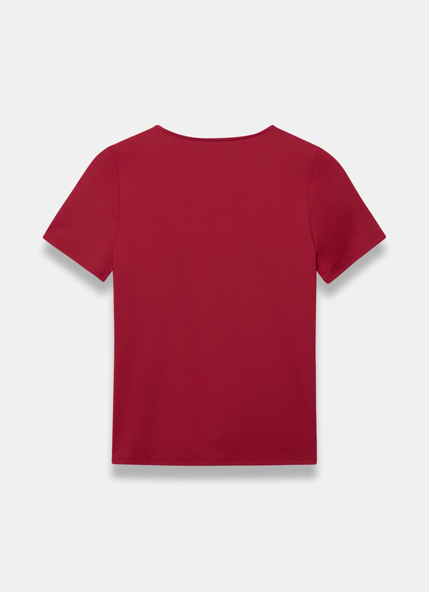 Red Short Sleeve Layering Top - Image 7
