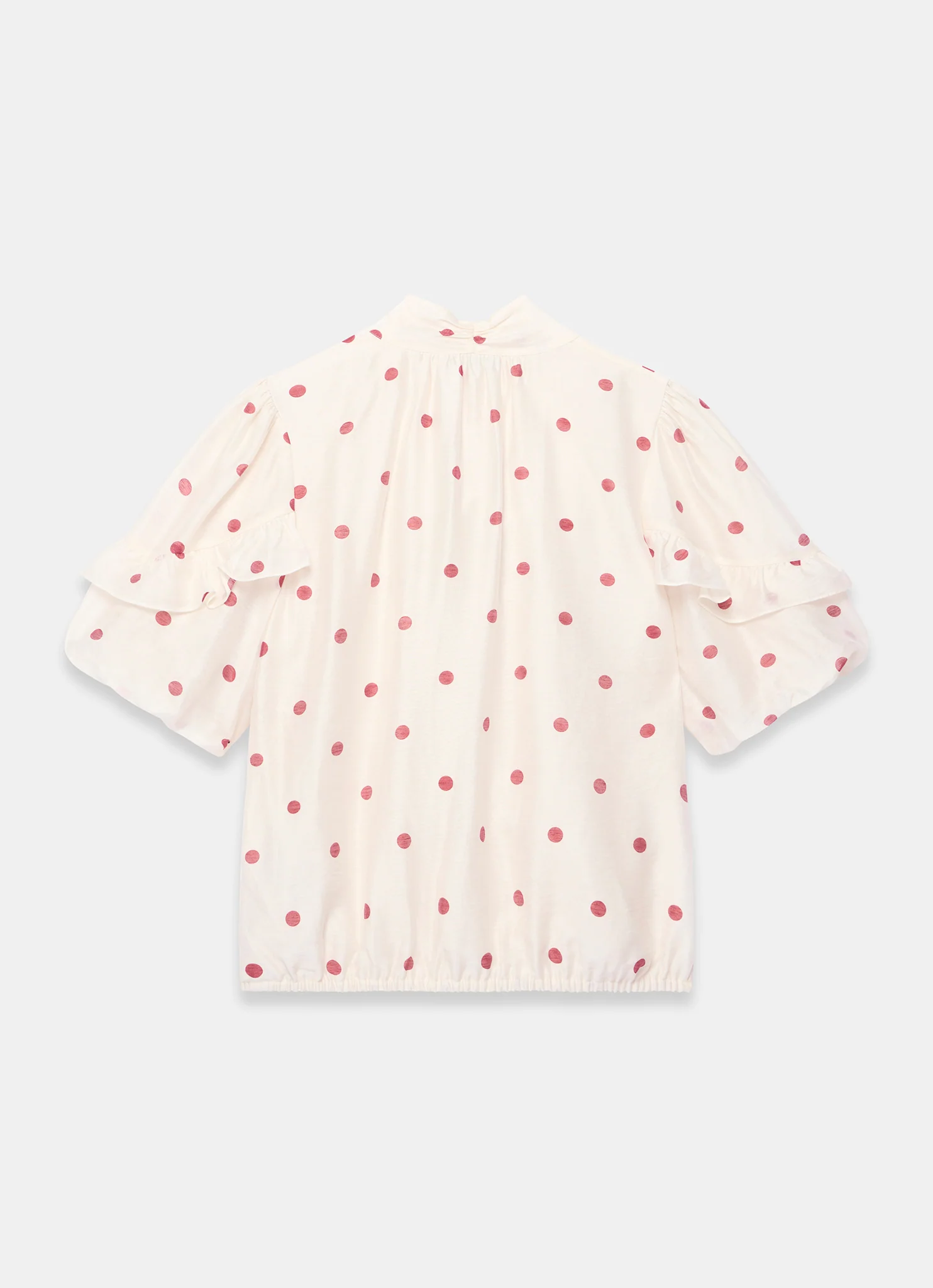 Cream Polka Dot Blouse - Image 7