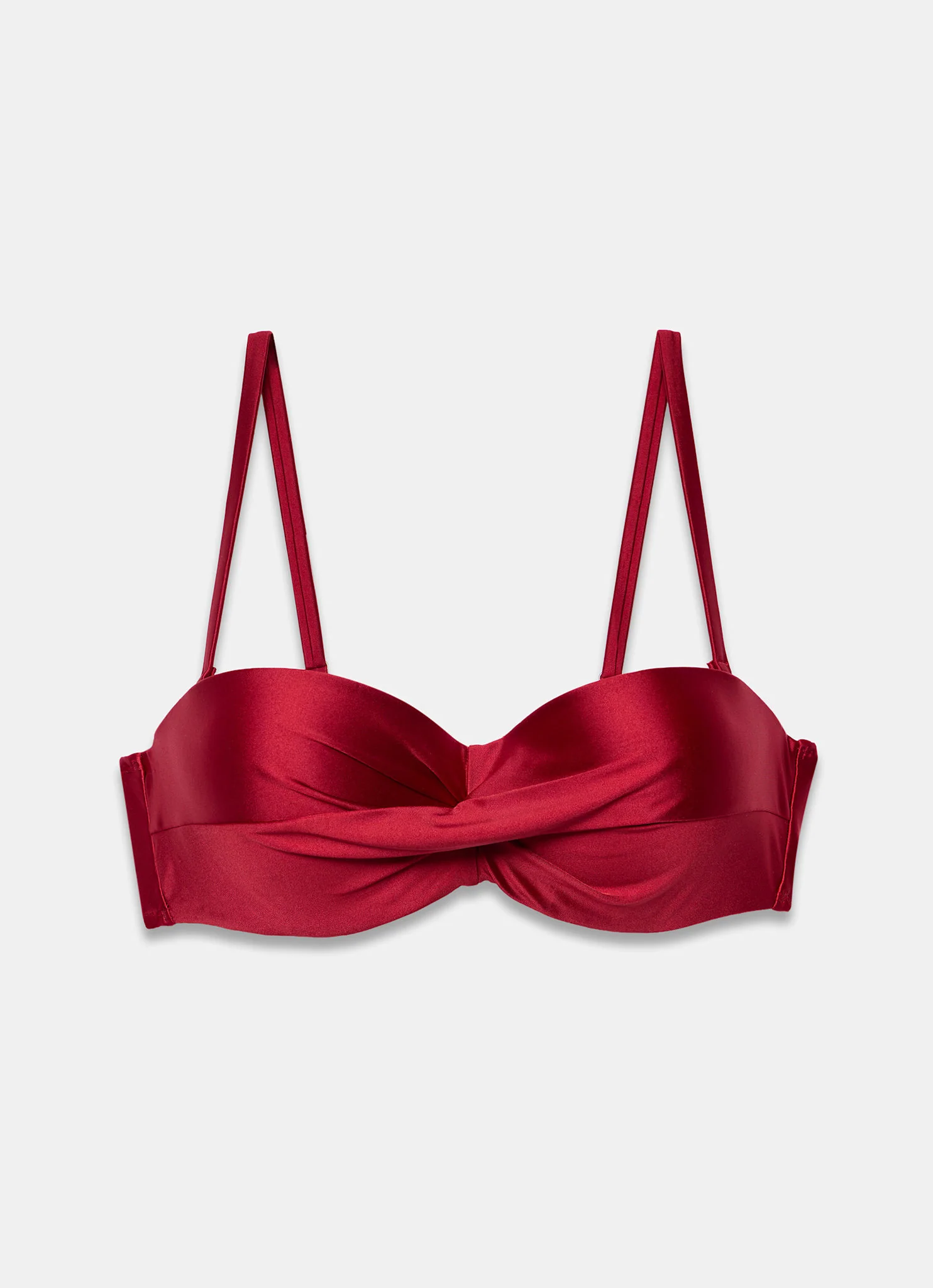 Red Twist Front Bikini Top - Image 6