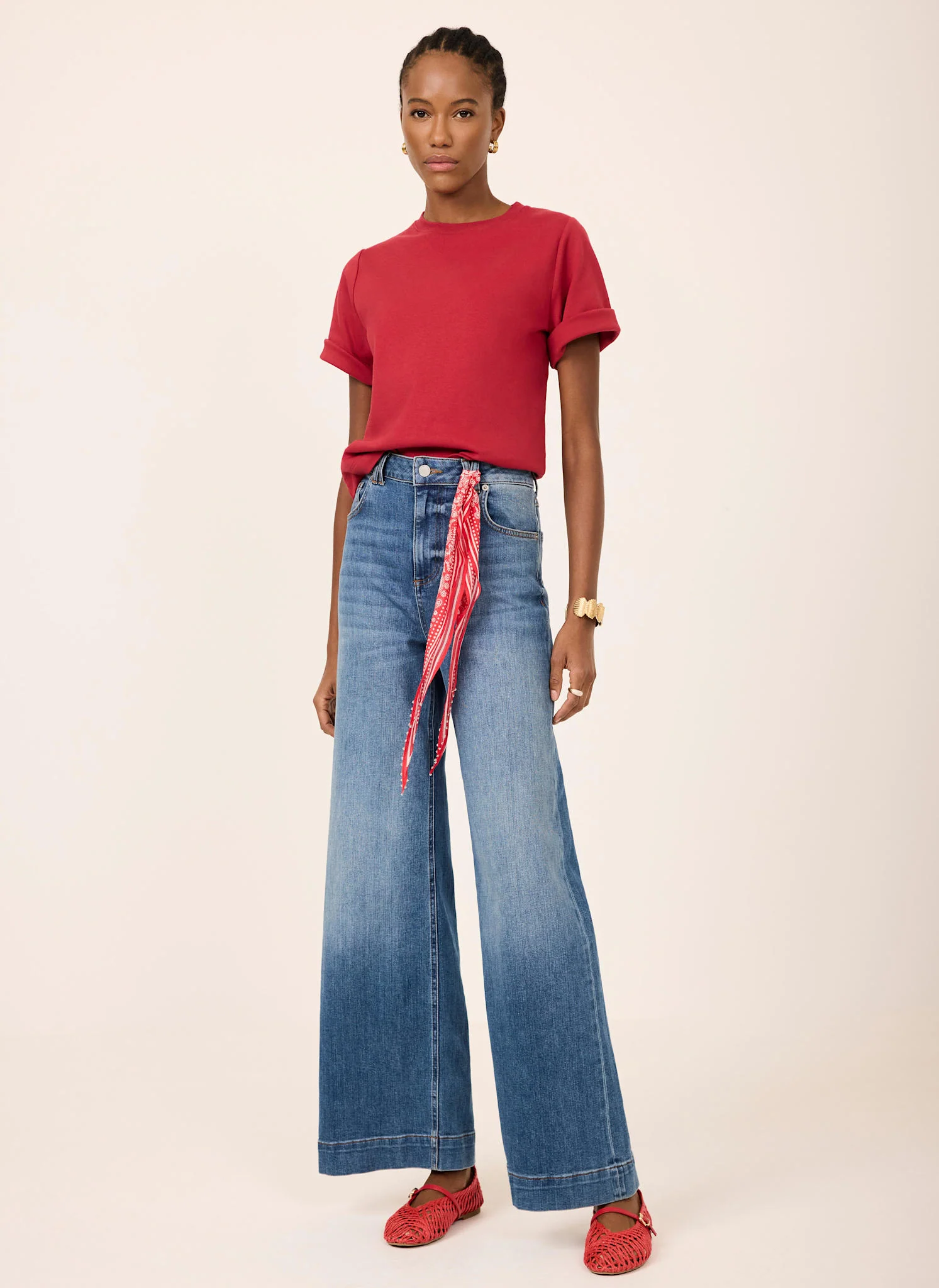 Red Ultimate Cotton T-Shirt - Image 4