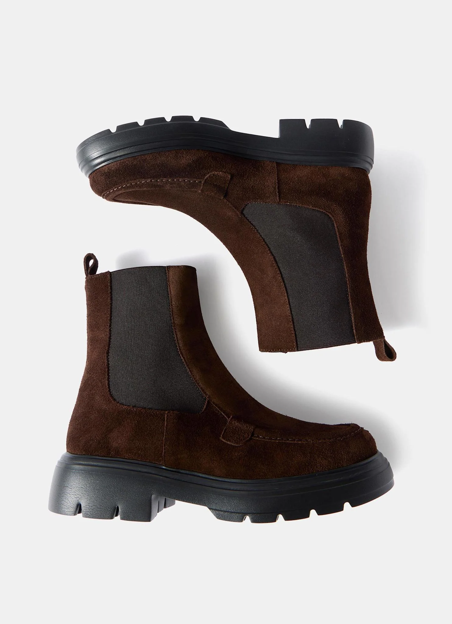 Reece Brown Suede Chelsea Boots - Image 5