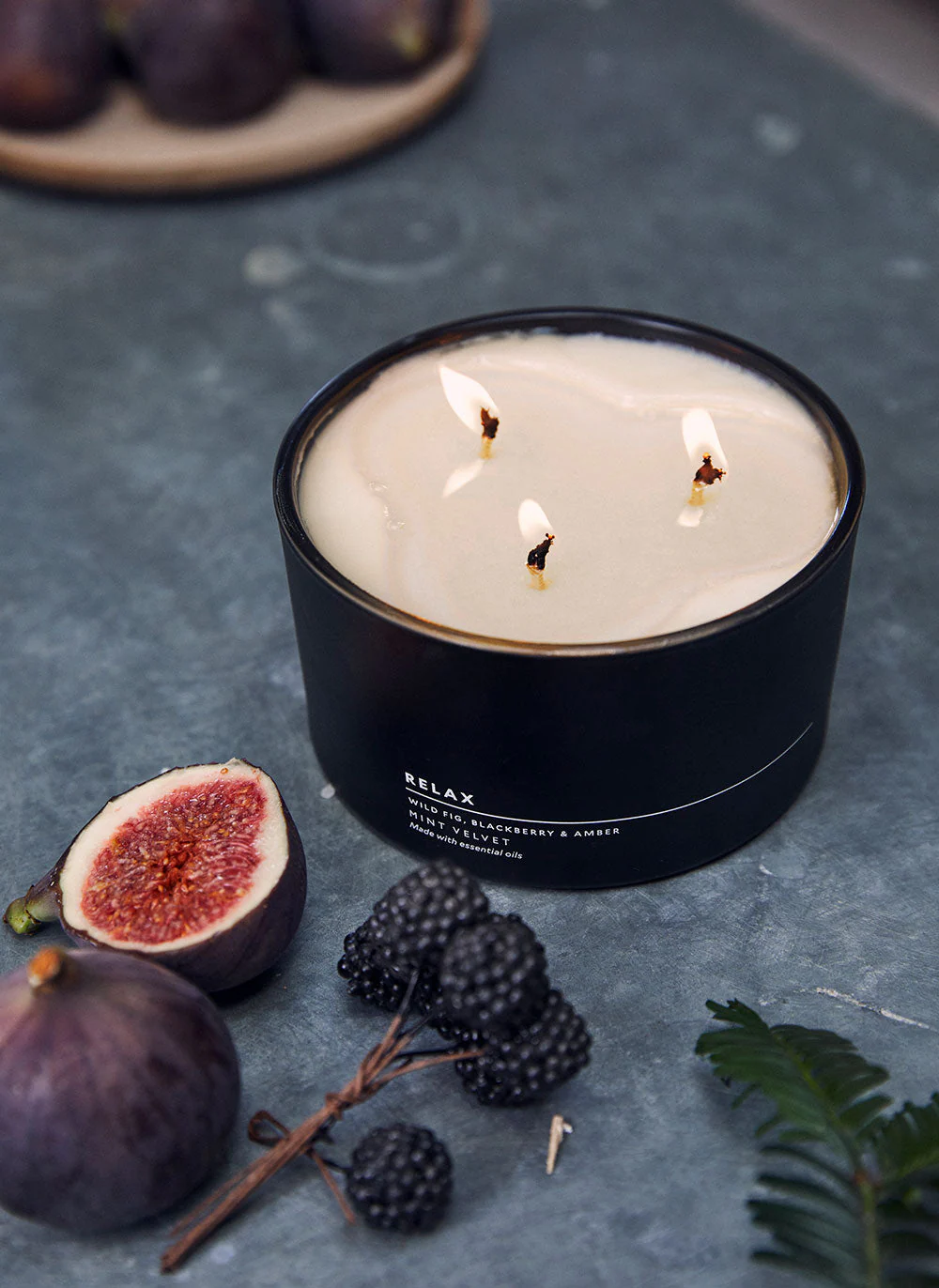 Relax Three Wick Candle - Image 2