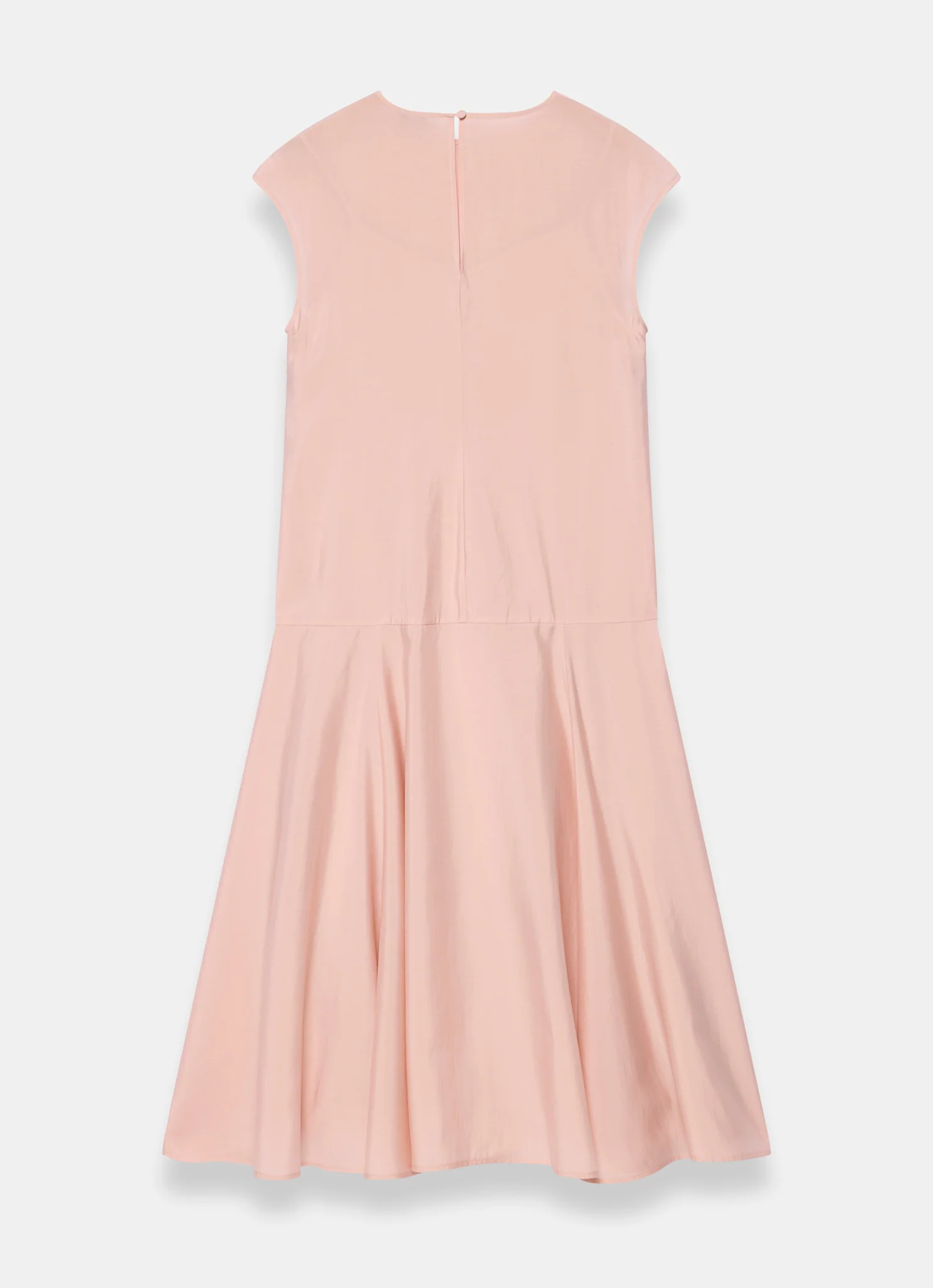 Pink Full Hem Midi Dress - Image 8
