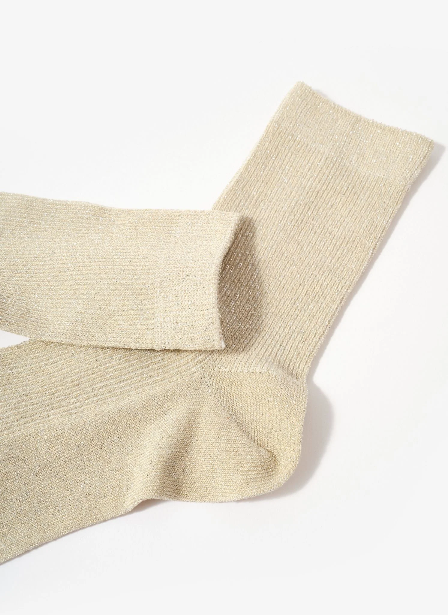 Silver Grey Glitter Socks - Image 3