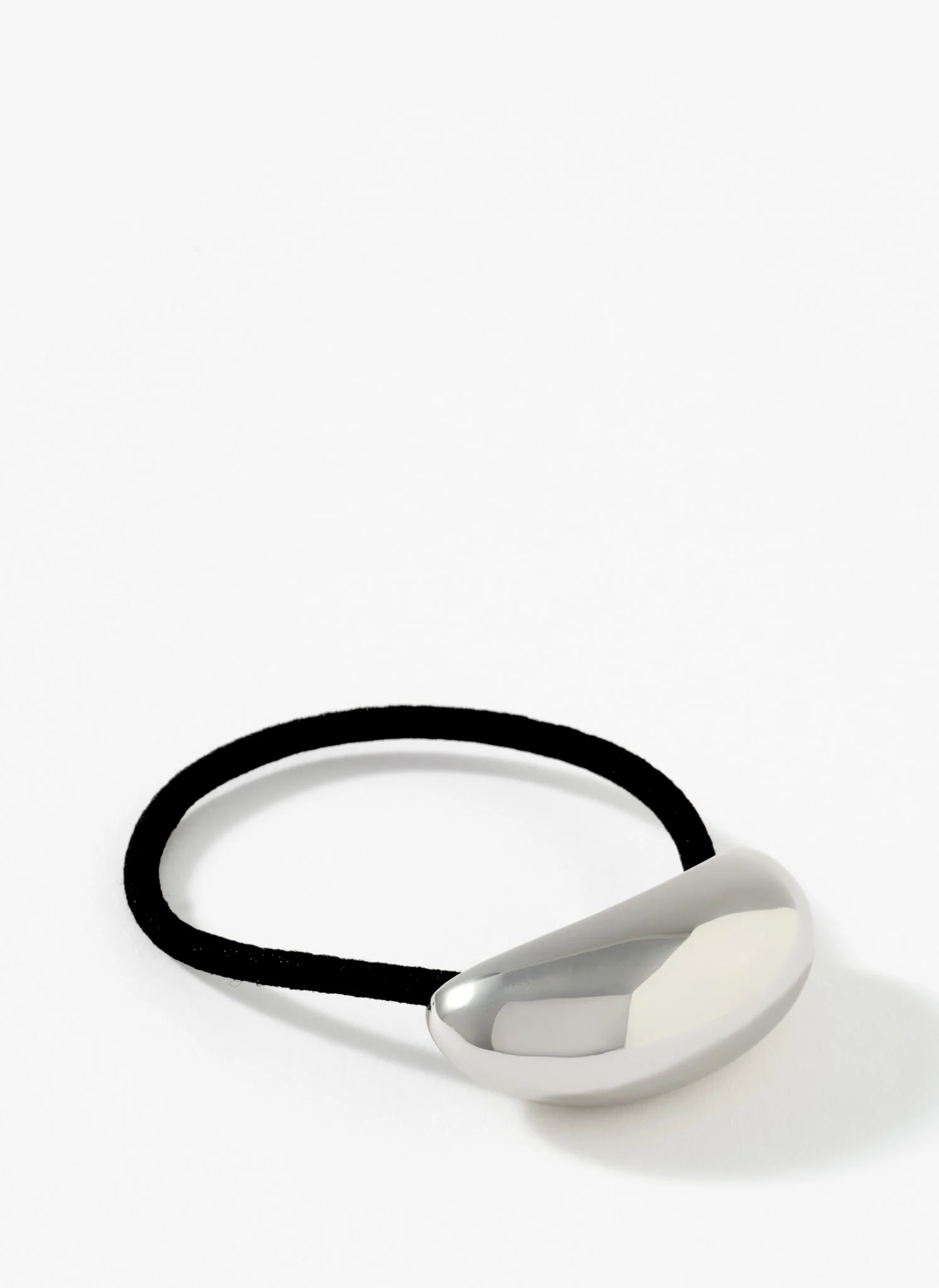 Silver Tone Clean Hairband Cuff - Image 3