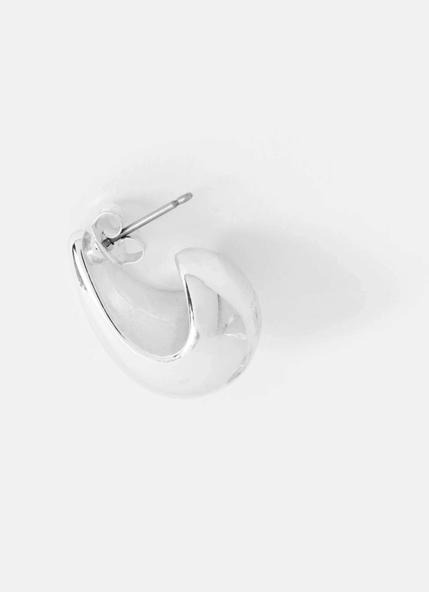 Silver Tone Drop Earrings - Image 4