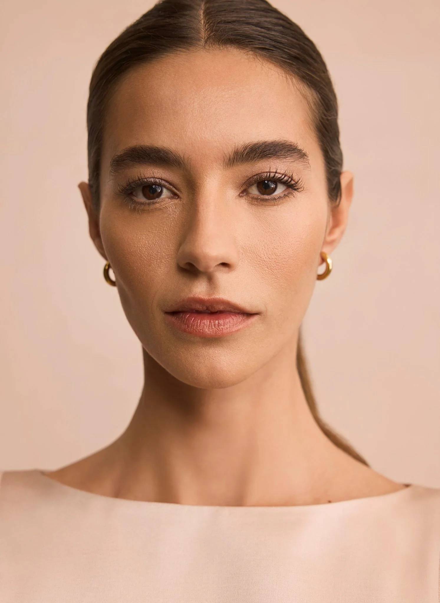 Gold Plated Stainless Steel Mini Hoop Earrings - Image 5