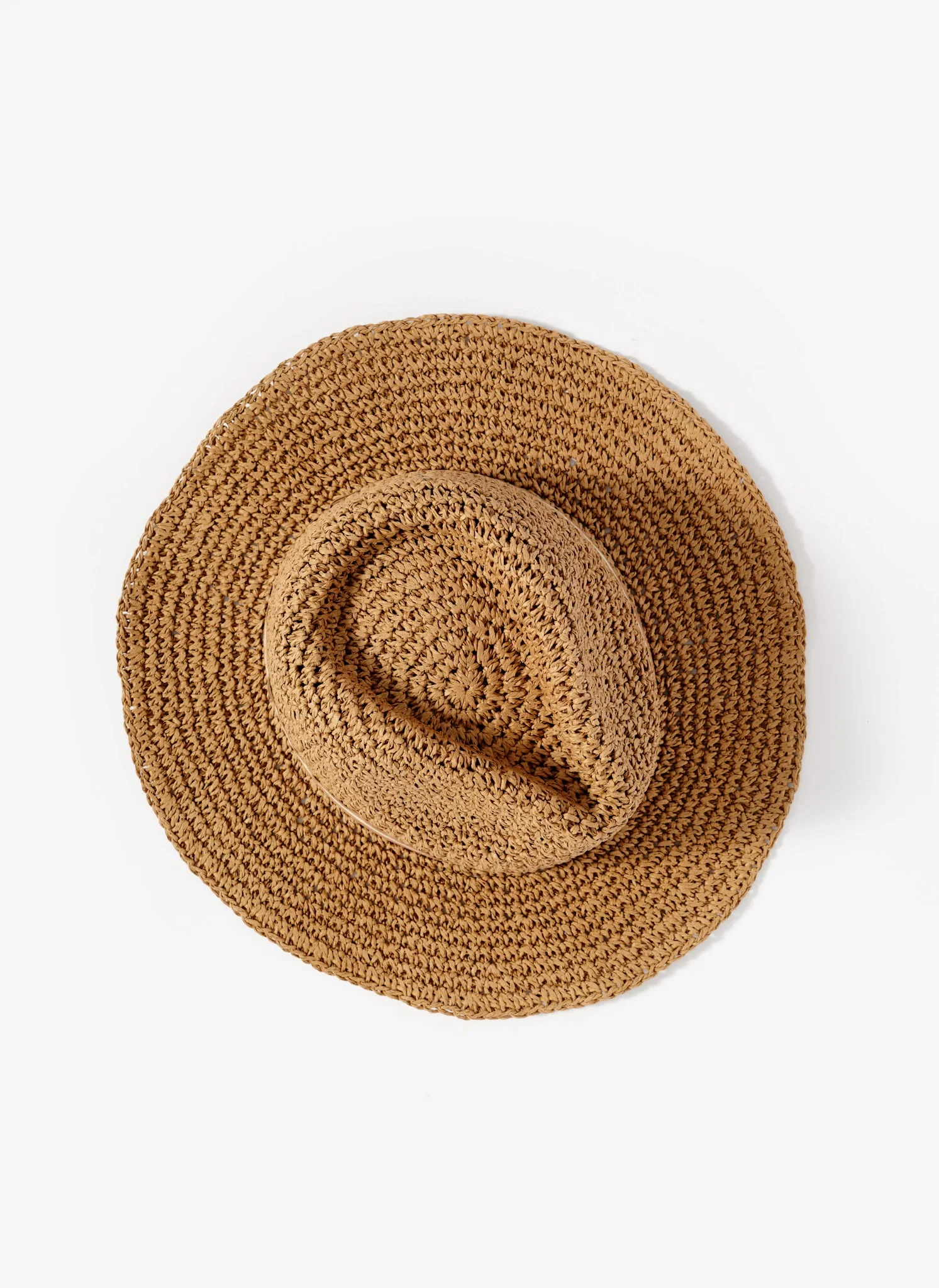 Tan Woven Panama Hat - Image 5