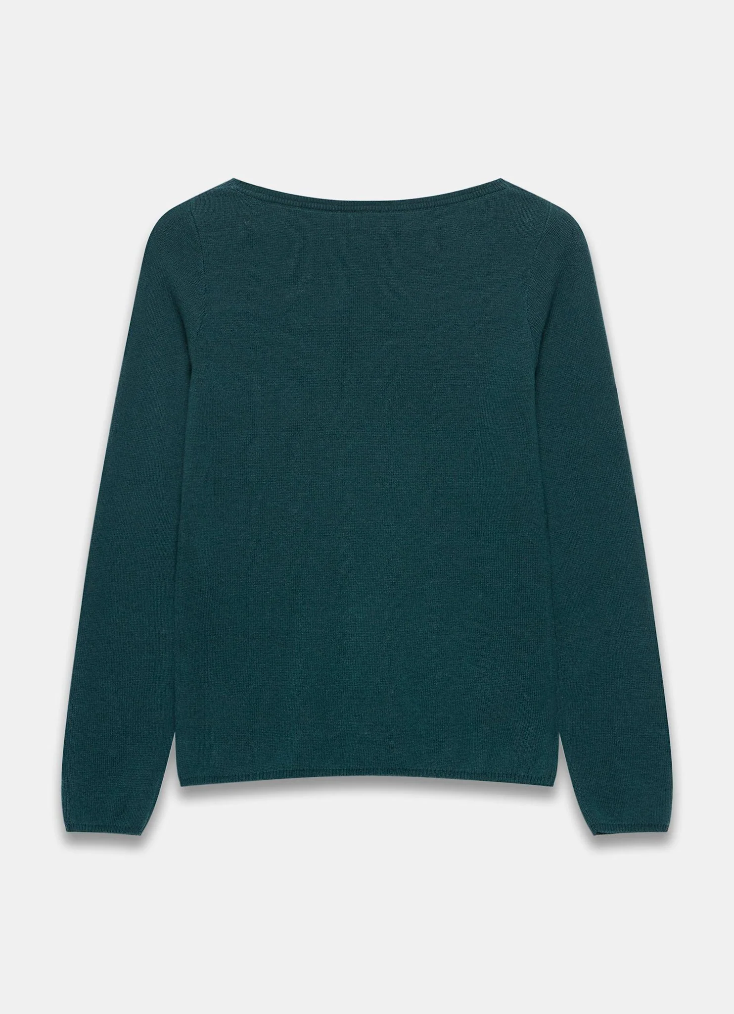 Teal Cotton Blend Button Detail Jumper - Image 8