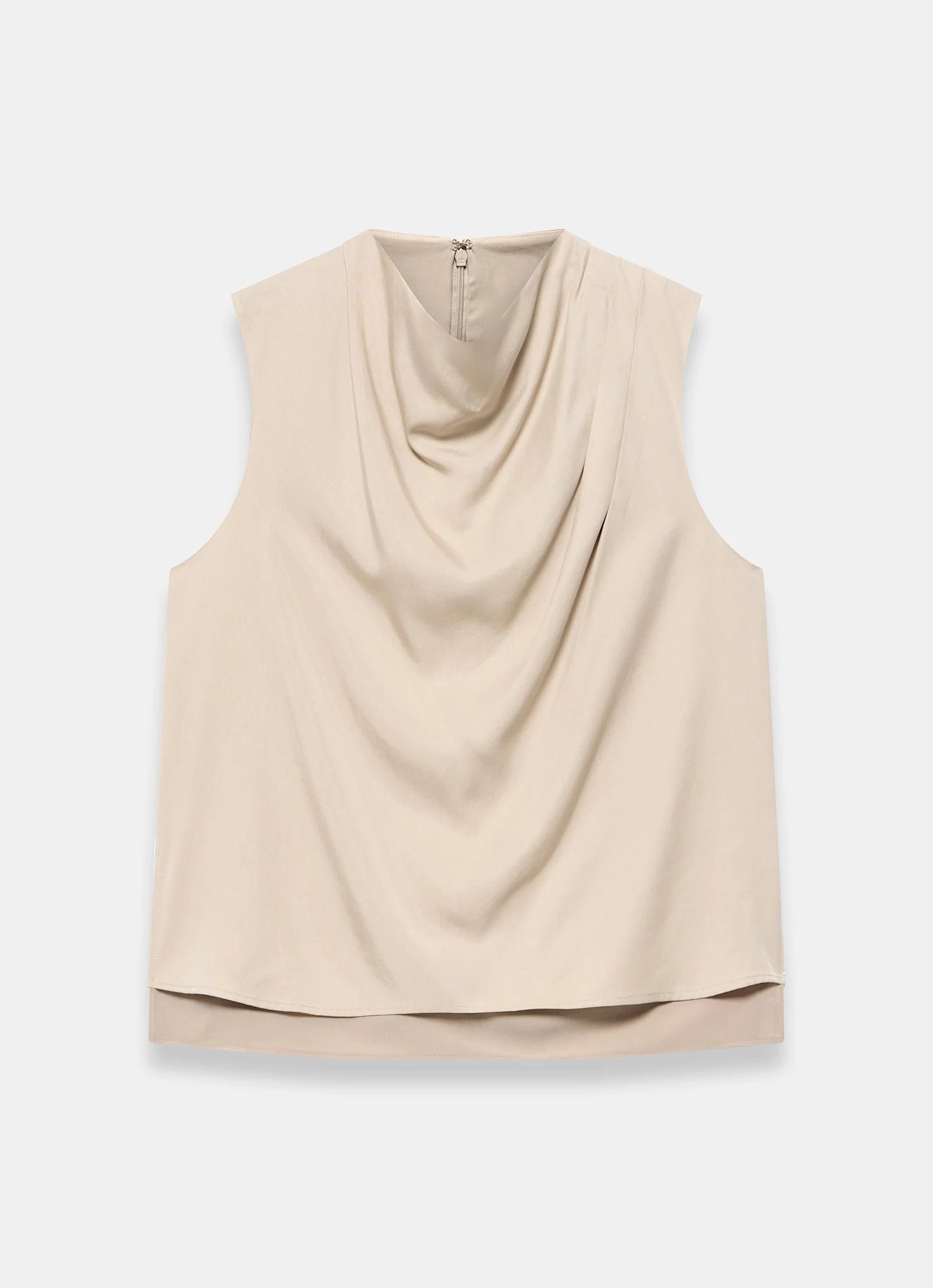 Neutral Cowl Neck Top - Image 7
