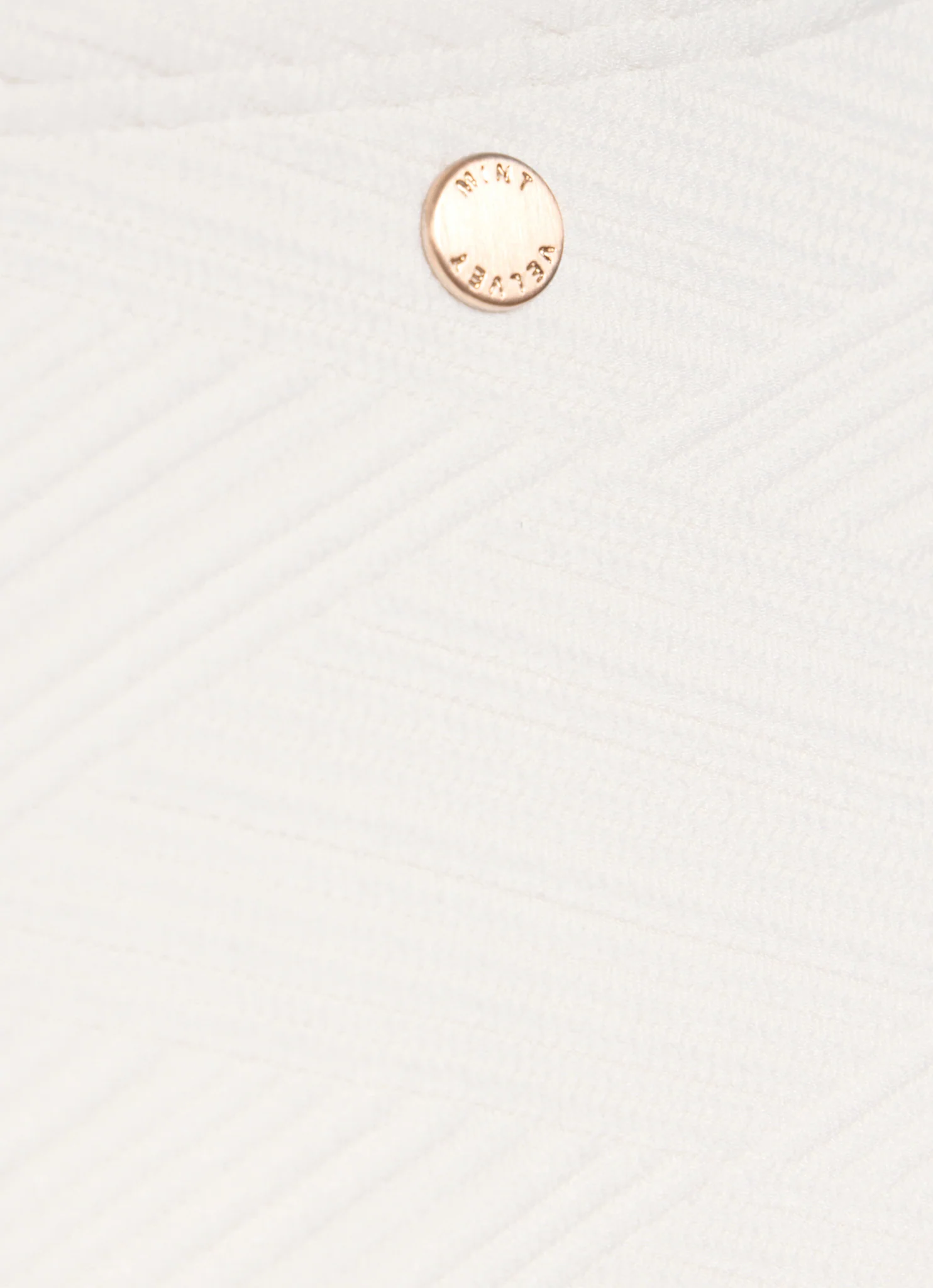Cream Textured One Shoulder Swimsuit - Image 8