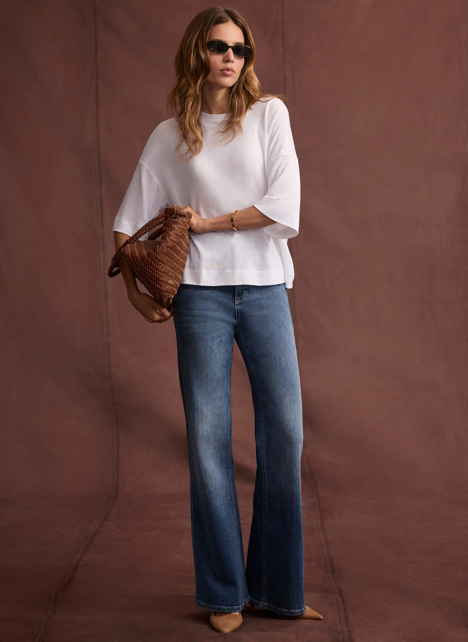 Indigo Ultimate Flared Jeans - Image 3