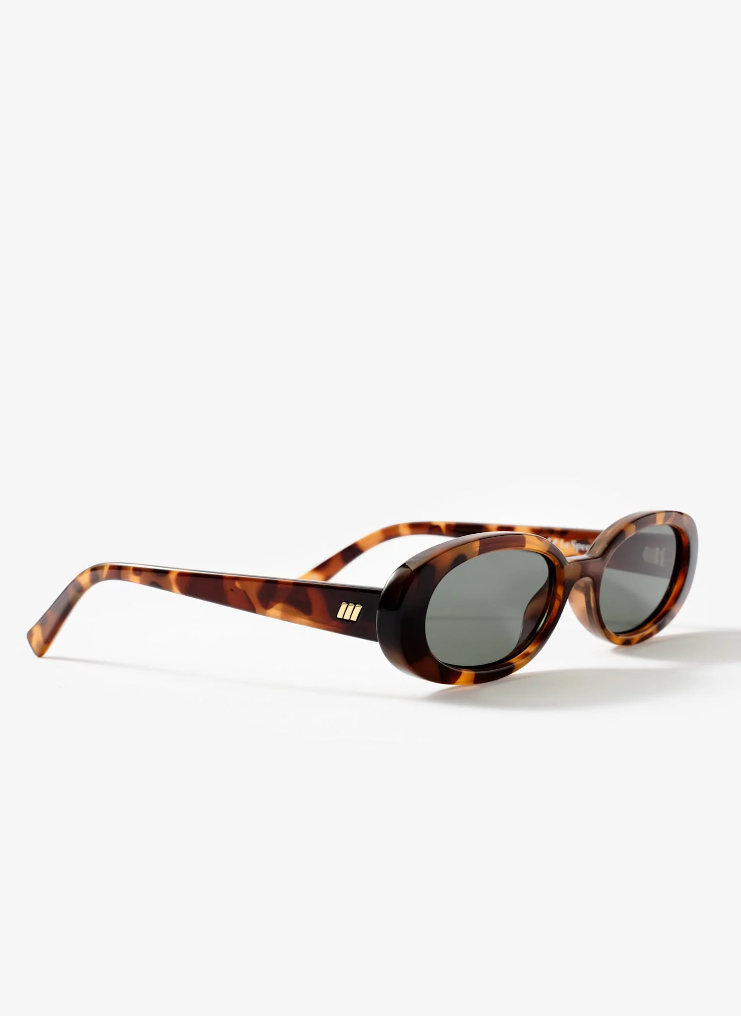 Le Specs Outta Love Brown Tortoiseshell Sunglasses - Image 4