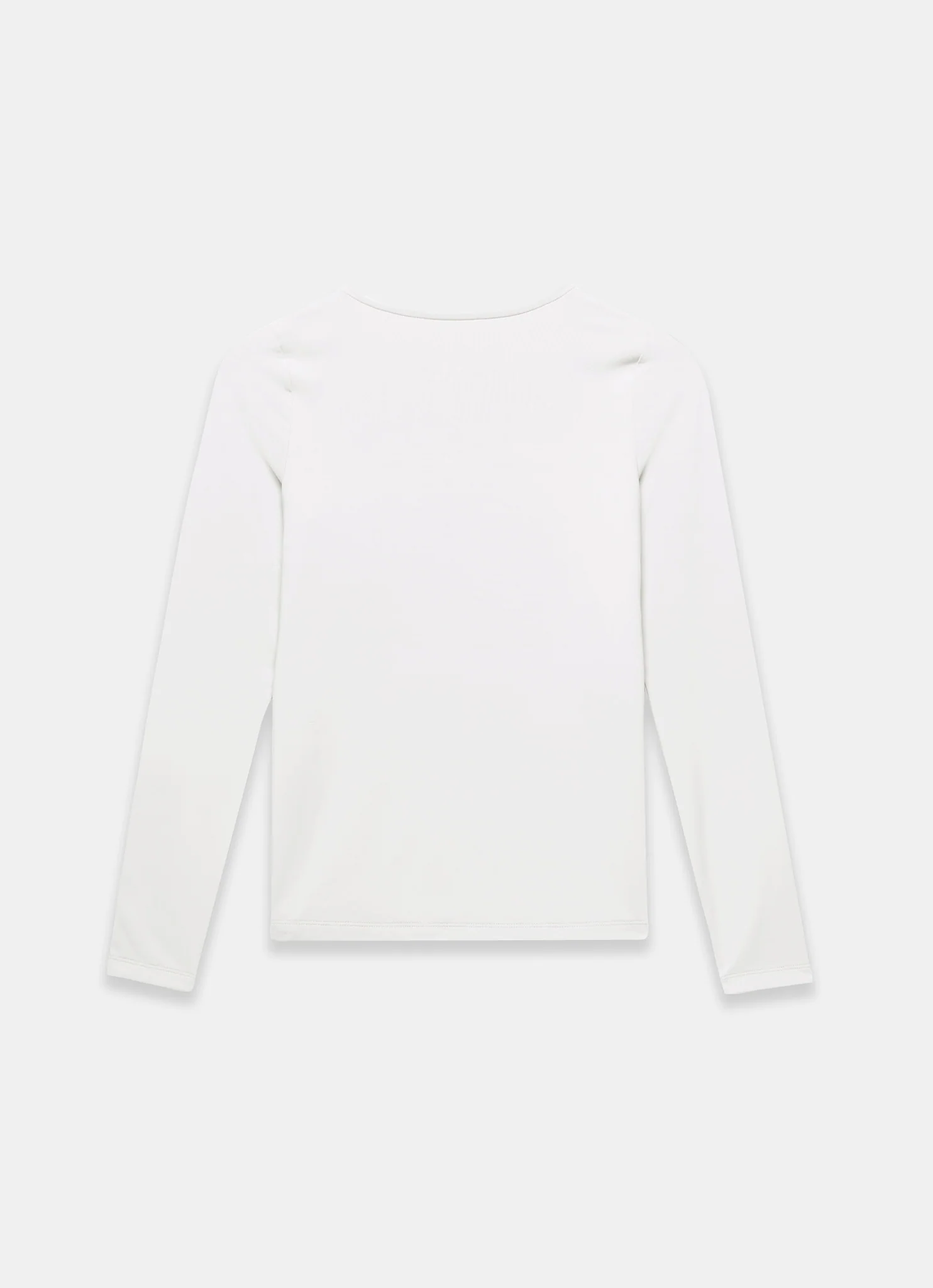 White Long Sleeve Layering Top - Image 7