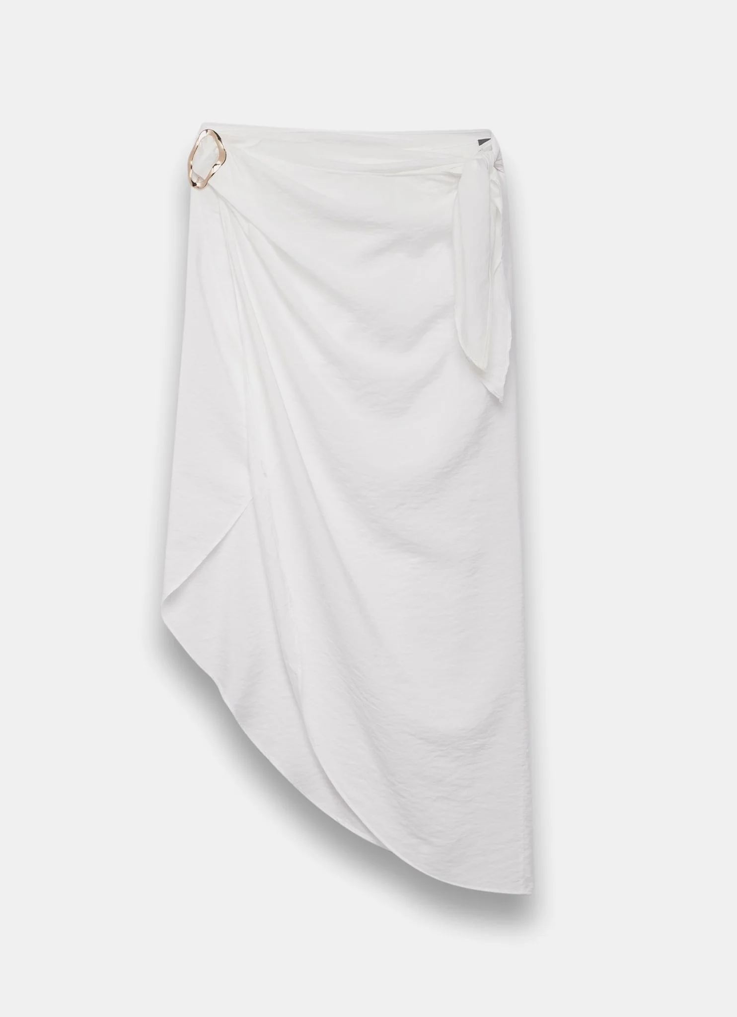 White Gold Trim Sarong - Image 6