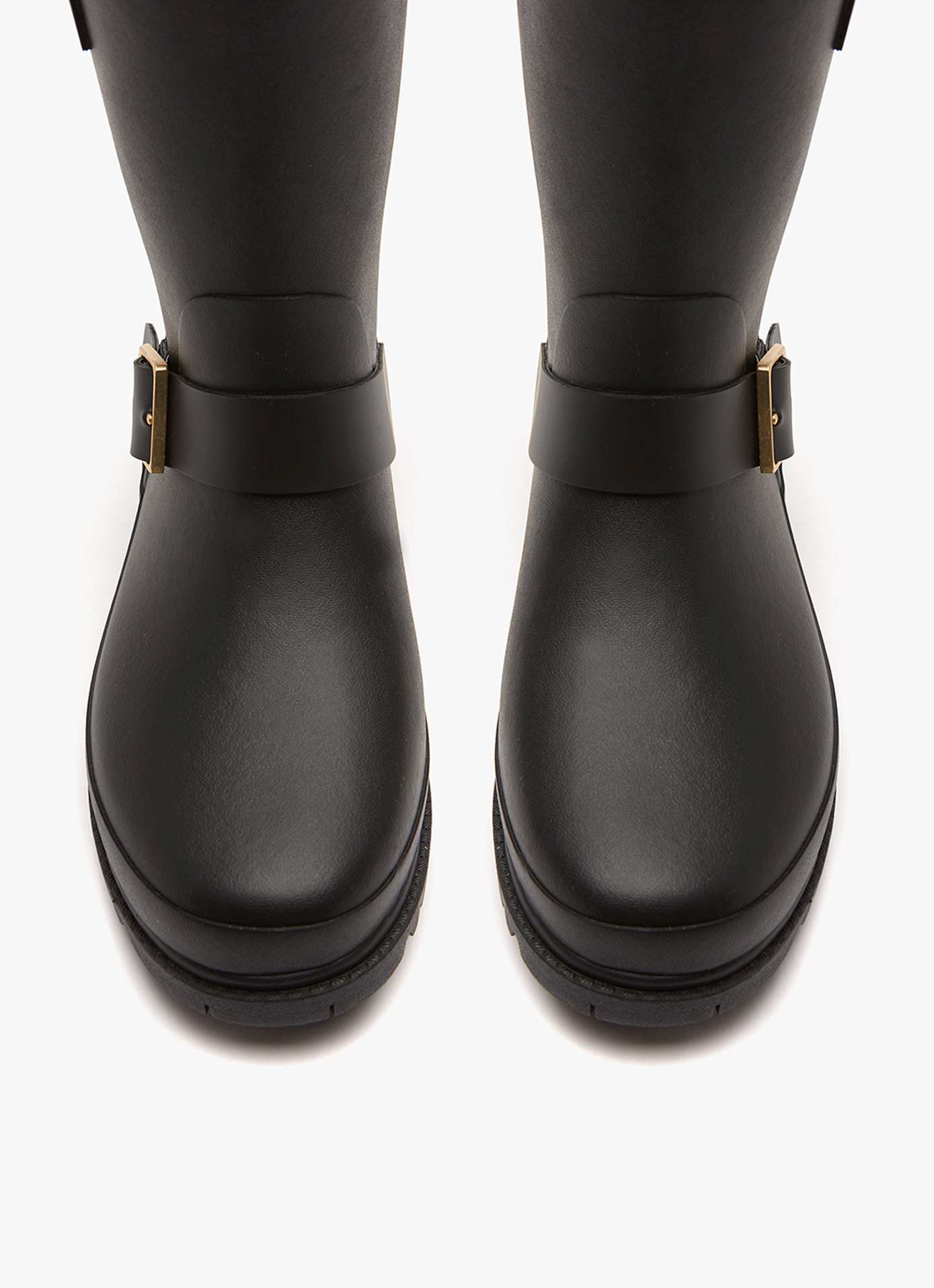 Wynter Black Short Wellies - Image 4