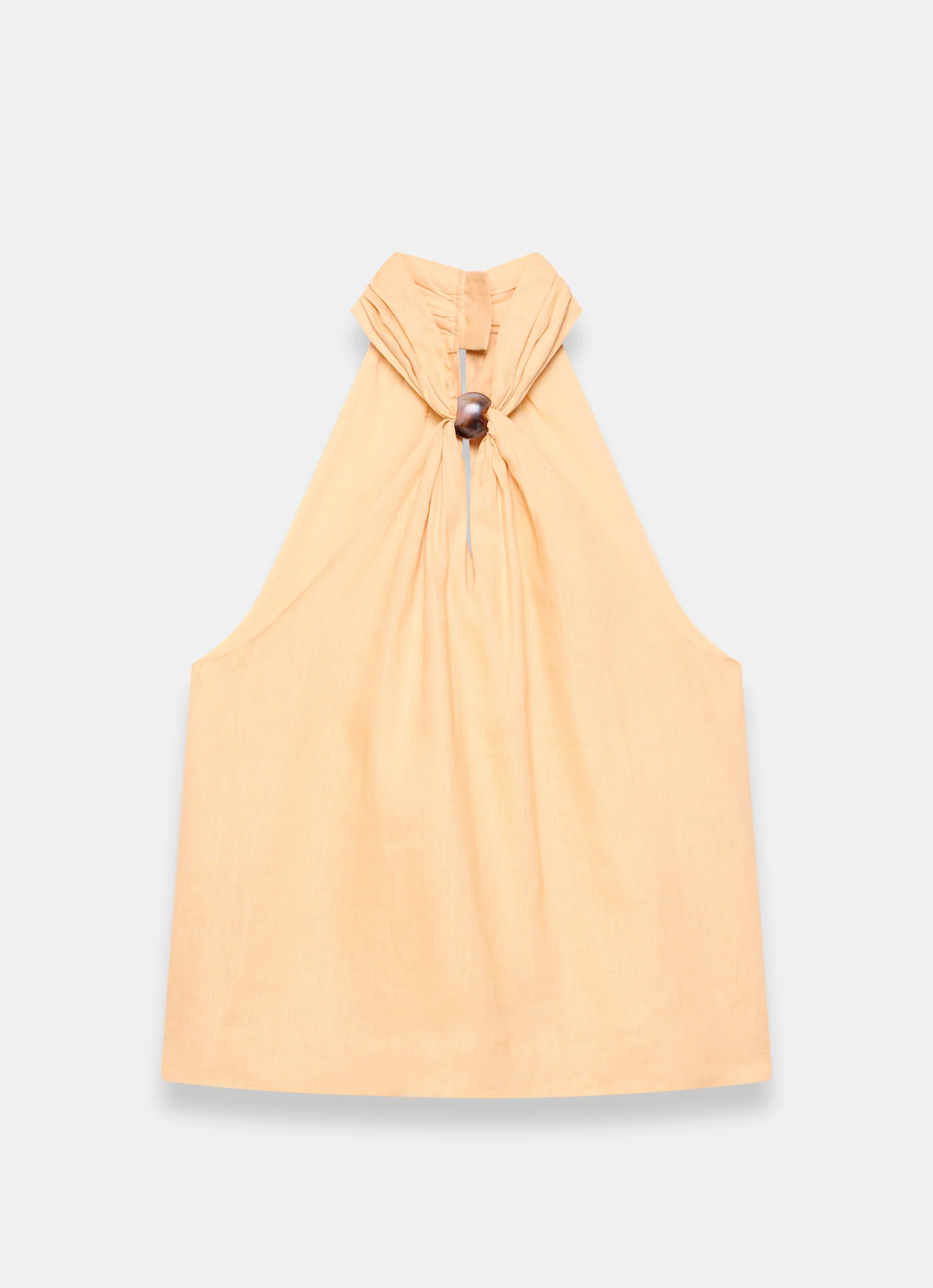 Yellow Linen Halter Top - Image 6