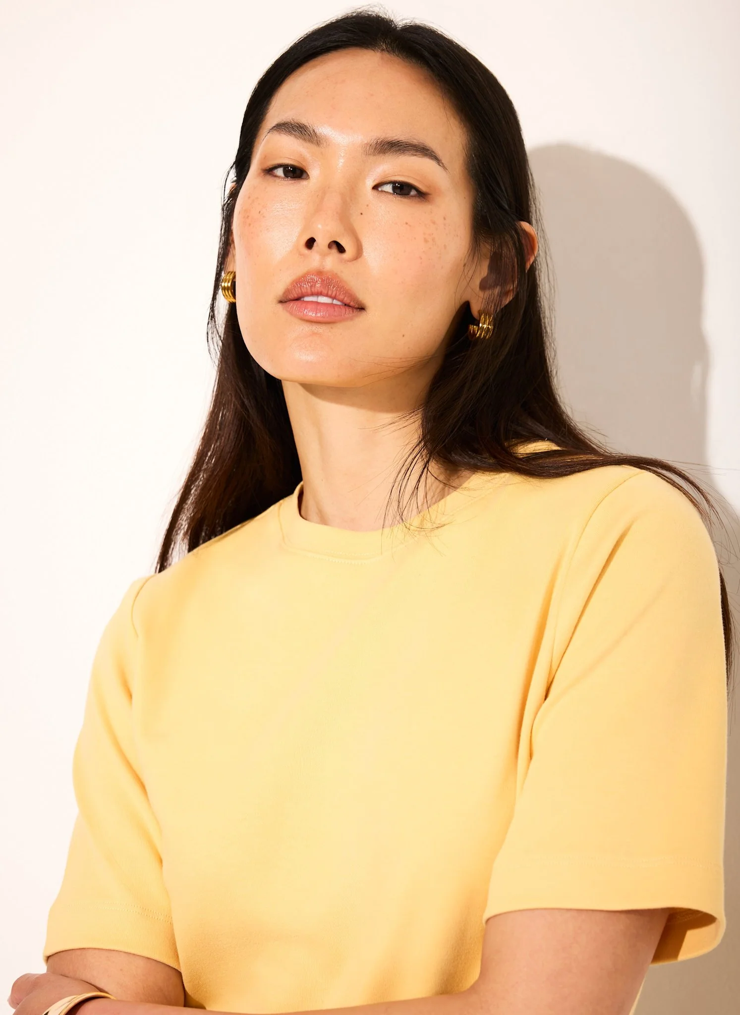 Yellow Cotton Ultimate T-Shirt - Image 4